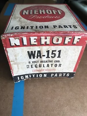 NOS Niehoff 6 Volt Regulator WA-151 New • $25