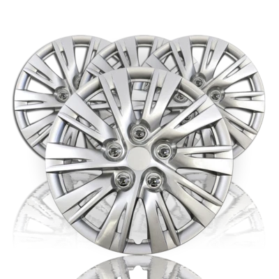 $48.95 • Buy 15  Set Of 4 Wheel Covers Snap On Hubcaps Full Hub Caps Fit R15 Tire & Steel Rim