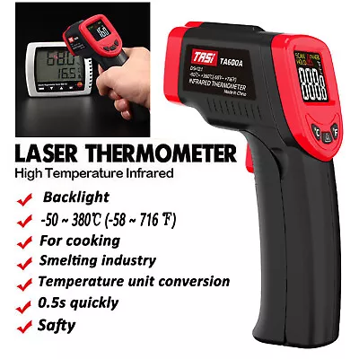 Infrared Thermometer Gun -50℃~380℃ Non-contact IR Temperature Gun Laser Pyromete • $20.99
