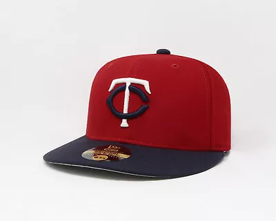 New Era 59Fifty Boys Cap MLB Minnesota Twins  TC  Red Navy 2007 Fitted Wool Hat • $39