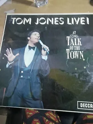 Tom Jones Live At The Talk Of The Town 12 Inch Vinyl Record Lp • £2.50