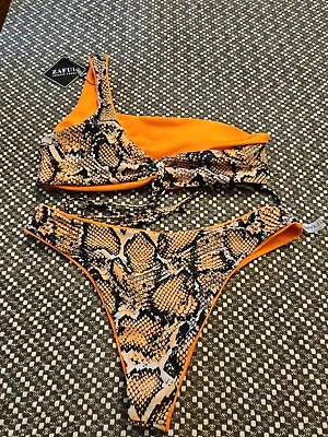 Zaful Reversible Bikini Size 8 • £15