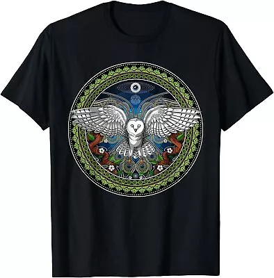 NEW LIMITED Owl Bird Sacred Geometry Design Best Gift Idea T-Shirt S-3XL • $23.71