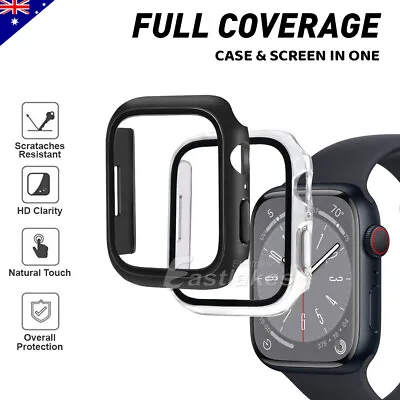 $6.95 • Buy For Apple Watch Ultra 9 8 SE 7 6 5 4 40/44/41/45/49 Screen Protector Case