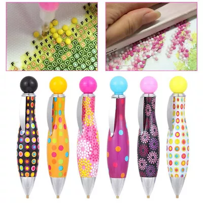 DIY Diamond Painting Art Cross Stitch Point Drill Pen Crafts Tools Accessories • $7.12