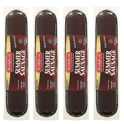 Bridgford Premium Smoked Summer Sausage Natural Meat Ready To Eat 16oz 4Pack • $27.99