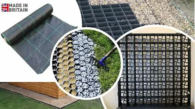 £35.96 • Buy Shed Base/Path/Driveway Grid System, Choose Your Size! With Or Without Membrane!