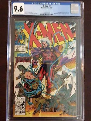 CGC 9.6 X-Men 2 Magneto Jim Lee White Pages  • $50