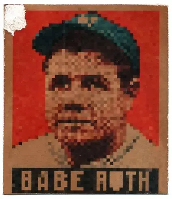 Babe Ruth 1933 Baseball Card Classics Signatures Aged Art Aceo Trading Card • $30