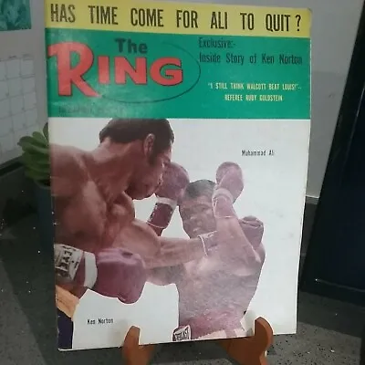 Boxing Magazine The Ring July - August  1973 Muhammad Ali - Ken Norton • £10