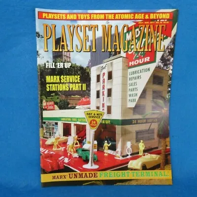 Playset Magazine #58 Marx Service Stations Part II Plus Unmade Freight Terminal  • $12