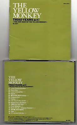 The Yellow Monkey - Triad Years Act 1 - Very Best Of  (CD 1996)  Japanese Import • £4.99