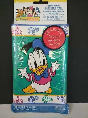 Disney Babies Self Stick Border Wall Paper Removable 5 Yds  4.57m  NWT  15 Feet • $7