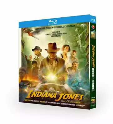 Indiana Jones And The Dial Of Destiny: 2023 Blu-ray BD Movie Box Set • $29.39