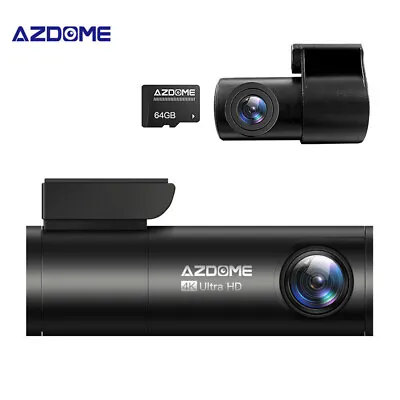 AZDOME Smart Dash Cam 4K UHD WIFI GPS Sony IMX415 G-Sensor Car DVR Dash Camera • $65.99