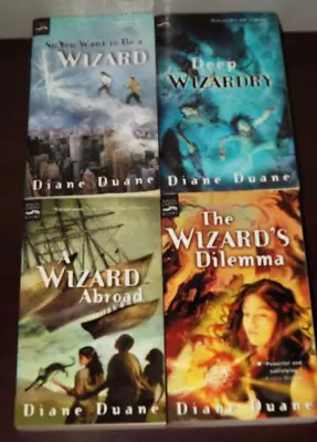 Lot Of 4 Young Wizards Books By Diane Duane PB #1 2 4 5 • $12