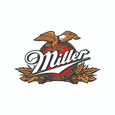 Miller High Life Eagle Beer Decal Bumper Sticker  • $3.69