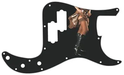 P Bass Precision Pickguard Custom Fender 13 Hole Guitar Pick Guard Black Boots • $66.33