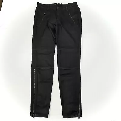 J Brand Agnes Stealth Skinny Jeans Coated BLack Womens 29 • $25.49