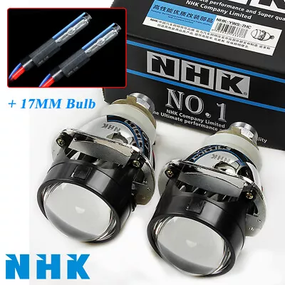 NHK Mini 2.5'' Bi Xenon Projector Lens Headlight 17MM Bulb Retrofit Universal • $74.99