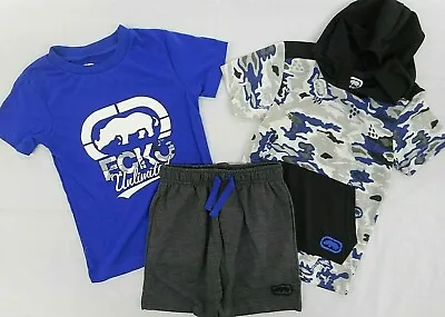 Toddler/Boys Ecko Unltd. $48/$52 Hooded S.S. Shirt T-Shirt & Shorts Sizes 2T -7 • $16