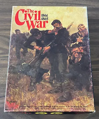 The Civil War 1861-1865 | Victory Games {UNPUNCHED | VERIFIED COMPLETE} OOP RARE • $79.95