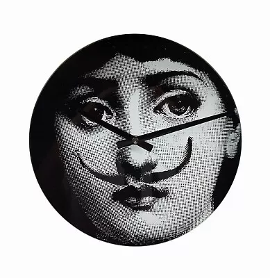 Lina Cavalieri Wall Clock Verichron Piero Fornasetti Face Opera Singer Vintage • $200