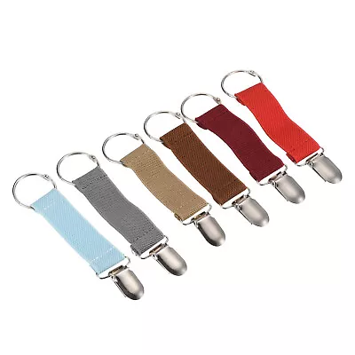 Mitten Clips Set 6Pcs Elastic Glove Clamp With Metal Clip Ring Multicolor • $11.71