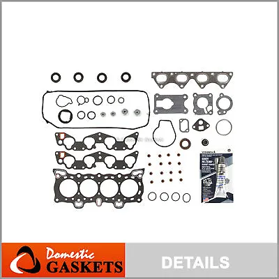 Fits 88-95 Honda CRX Civic De Sol 1.6 Head Gasket Set D15B2 D15B7 D15B8 D16A6 • $49.28