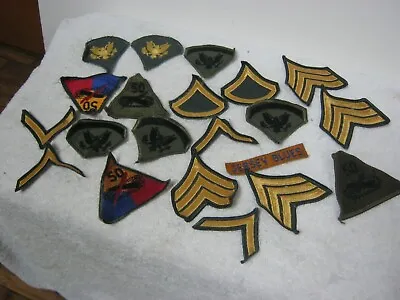 Vintage 21 Authentic Military Army Patches Found In An Old Army Footlocker • $24.99