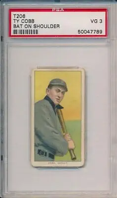 Ty Cobb  1909-11 T206 Bat On Shoulder Piedmont PSA  3 Centered • $9750