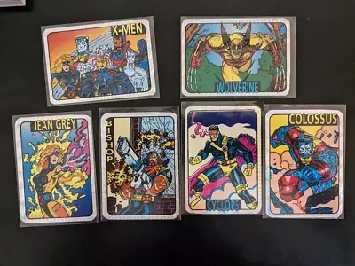 1992 Impel Marvel X-men Vending Machine Foil Prism Stickers Set Of 12 Cards • $50