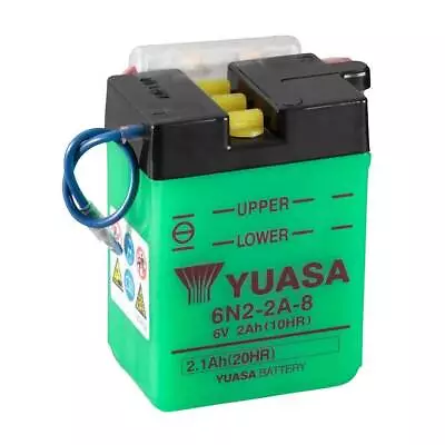 Yuasa 6N2-2A / 6N2-2A-8 Battery - 6V • £19.79