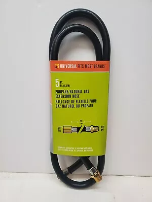 Universal Char-Broil Propane Hose 5-Feet 6956 Natural Gas Extension 3/8  SAE • $20