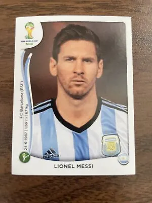 FIFA World Cup Brazil 2014 Panini Lionel Messi #430 • $15