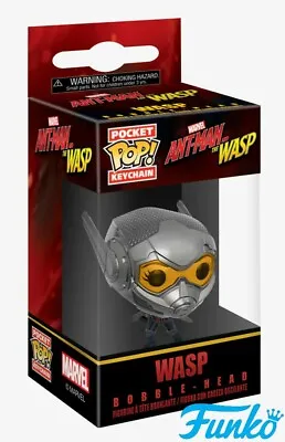 Funko Marvel Ant-Man And The Wasp - Wasp Pocket POP Keychain New And In Stock • £5.78