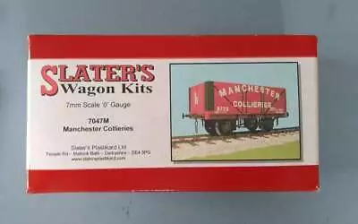 Slaters 7mm Plastic O Gauge Kit 7047M RCH 7 Plank PO Wagon Manchester Collieries • £25