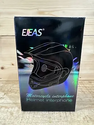 Ejeas V4C PLUS INTERCOM BLUETOOTH MOTORCYCLE HELMET INTERPHONE HEADSET 1pk • $60