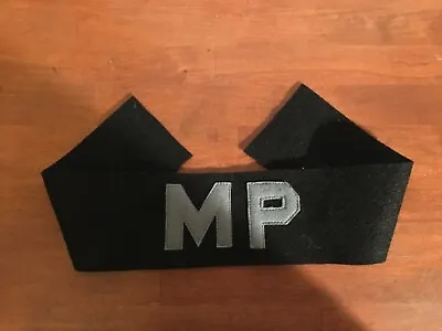 WWII US Army MP Military Police Armband Wool Felt Blue Letters • $9.99