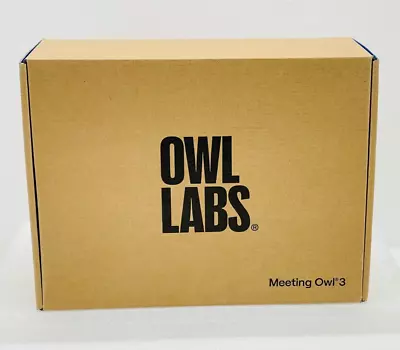 New (Sealed) Owl Labs Meeting Owl 3 360-Degree Video Conference Camera MTW300 !! • $799.99