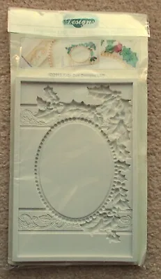 KATY SUE -   Christmas Plaque - Oval Aperture   Silicone Mould   CP0014 • £6.99