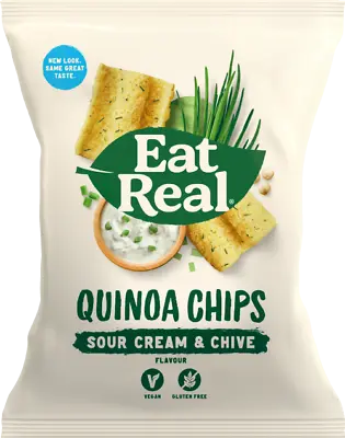 Eat Real Quinoa Chips - Sour Cream & Chive 30g • £1.65