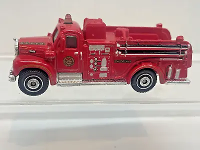 Custom Color Comp Matchbox San Luis Obispo Fire 1963 Mack B Pumper RED • $20