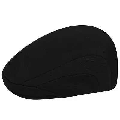 KANGOL Tropic 507 Ivy Cap Men's Flat Driving Hat Vintage Summer - Black • £42.81