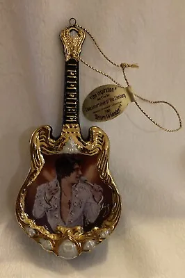 THE INSPIRATION ELVIS PRESLEY MUSICAL GUITAR ORNAMENT Entertainer The Century • $14.95