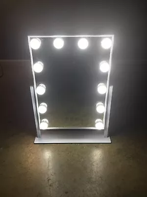 Vanity Mirror 11.5  X 16  With Lights 12 Led Bulbs *** Hollywood *** • $11.99