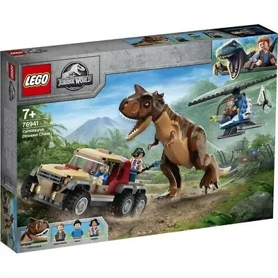 LEGO 76941 Jurassic World Carnotaurus Dinosaur Chase Used INCOMPLETE • $55