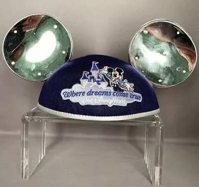 Disney World Mickey Mouse Ears Hat “Where Dreams Come True” With Lights. • $15