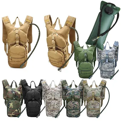 Hydration Backpack With 3L Water Bladder Backpack Cycling Hiking Camping Bag • $38.99