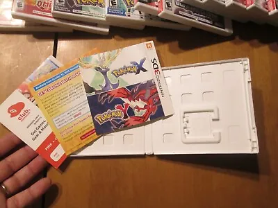 EMPTY CASE Pokémon Y Nintendo 3DS COMPLETE W/ MANUAL AUTHENTIC POKEMON • $22.91